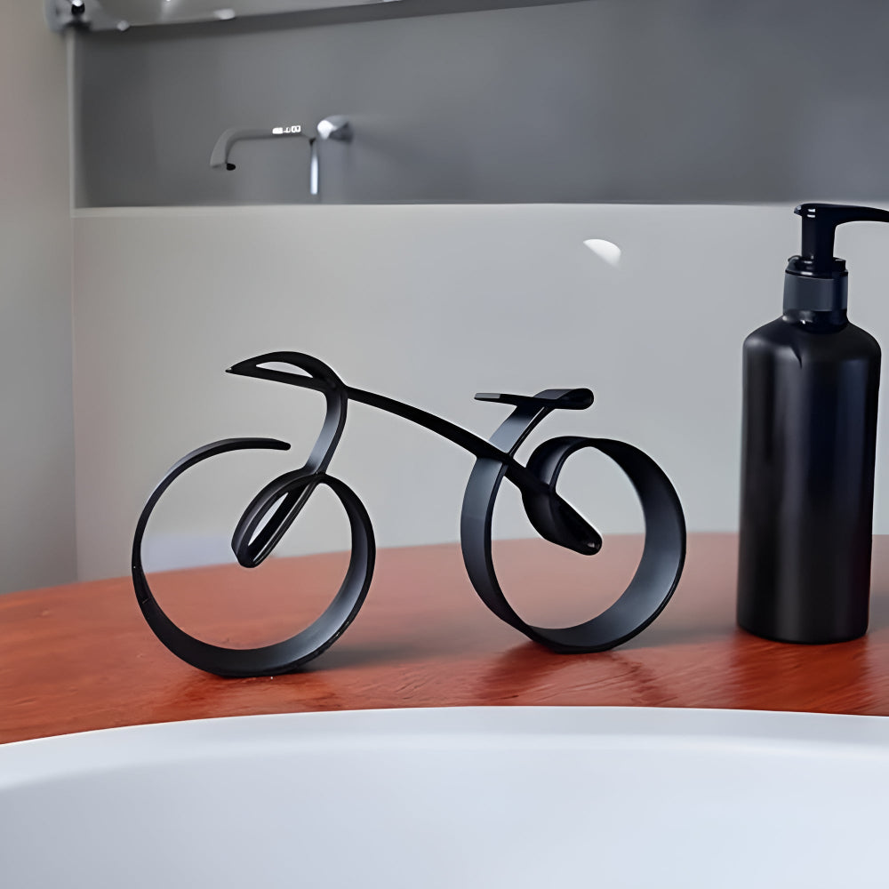 Urban Cyclist Abstract Decor